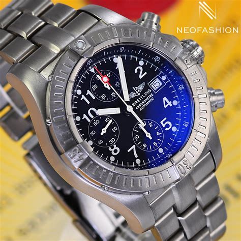 breitling quartz titanium|breitling titanium chrono avenger.